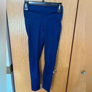 Fabletics Blue Leggings With Inner Pocket